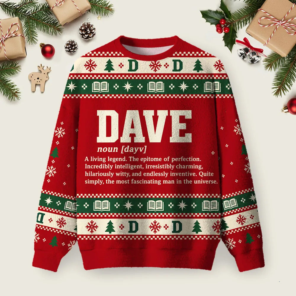 Dave Definition Funny Dave Ugly Christmas Sweater Warm Clothes Xmas Apparel Gifts.png