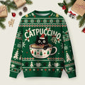 Catpuccino Ugly Christmas Sweater Cute Christmas Outfits Ideas Xmas Apparel Gifts.png