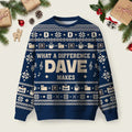 Dave Difference Ugly Christmas Sweater Warm Clothes For Winter Christmas Outfits.png