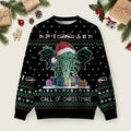 Cthulhu Call Of Christmas Ugly Christmas Sweater Alien Xmas Sweater Winter Clothes.png