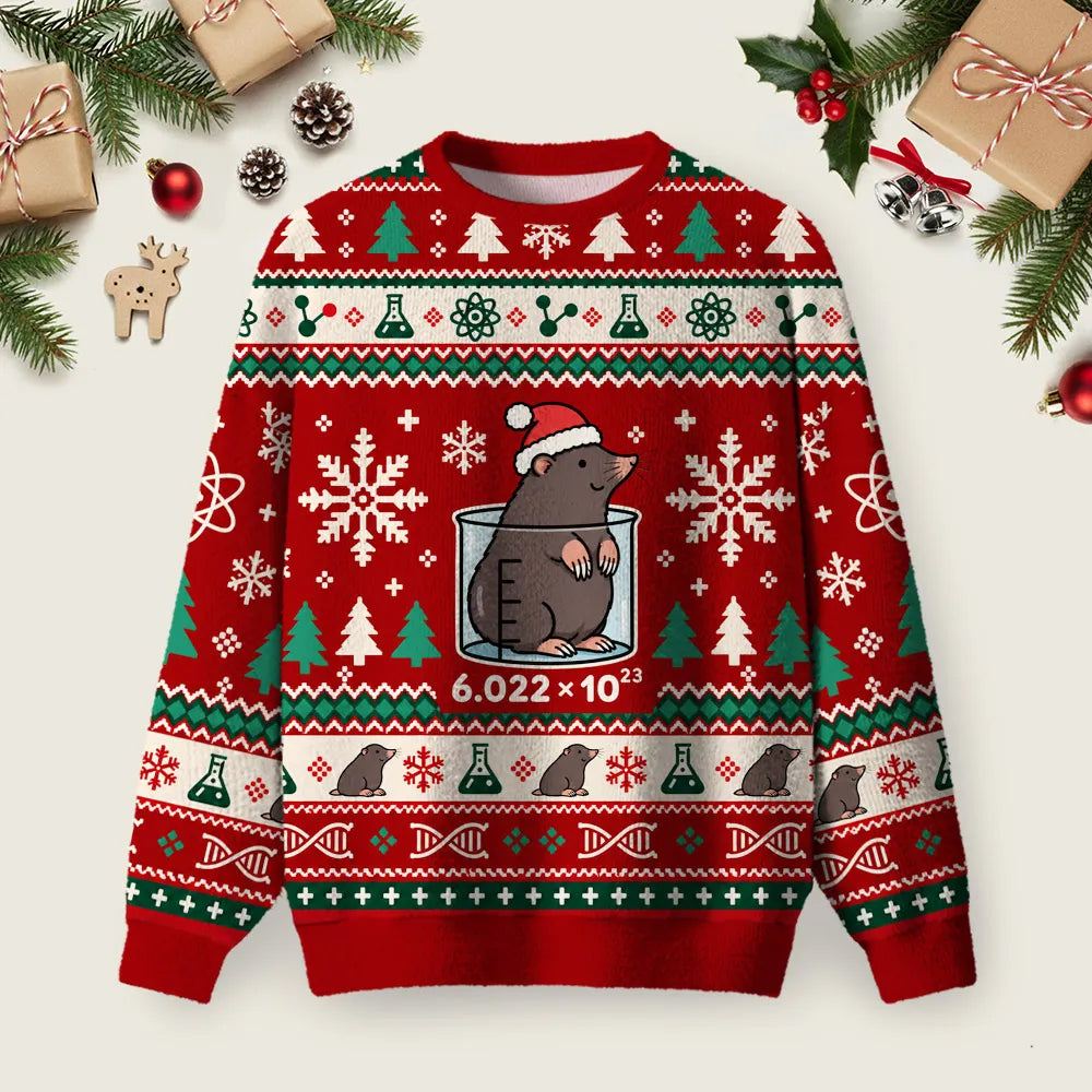 Chemistry Mole Ugly Christmas Sweater Christmas Vacation Apparel Festive Outfits Ideas.png
