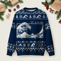 Christmas Moonlight Space Ugly Christmas Sweater Festive Clothing Xmas Apparel.png