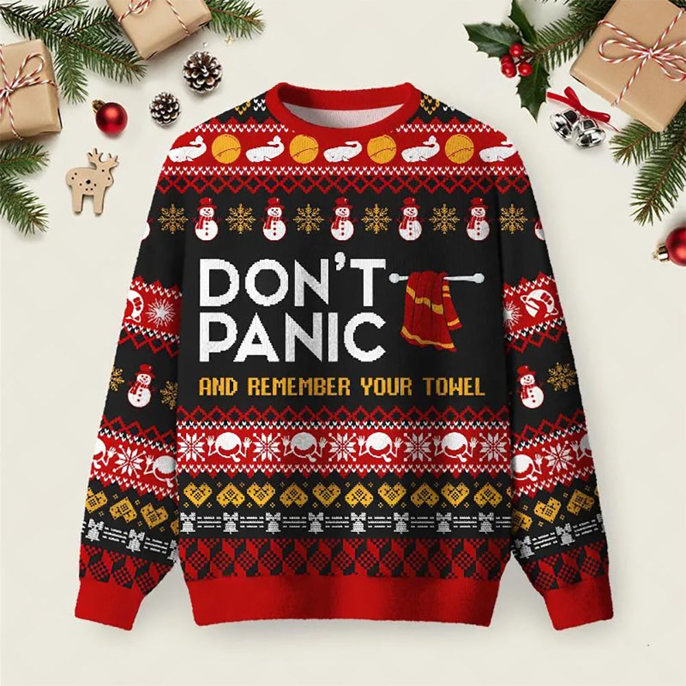 Don_t Panic Ugly Christmas Sweater Warm Clothes For Winter Xmas Outfits Ideas Gifts.jpeg