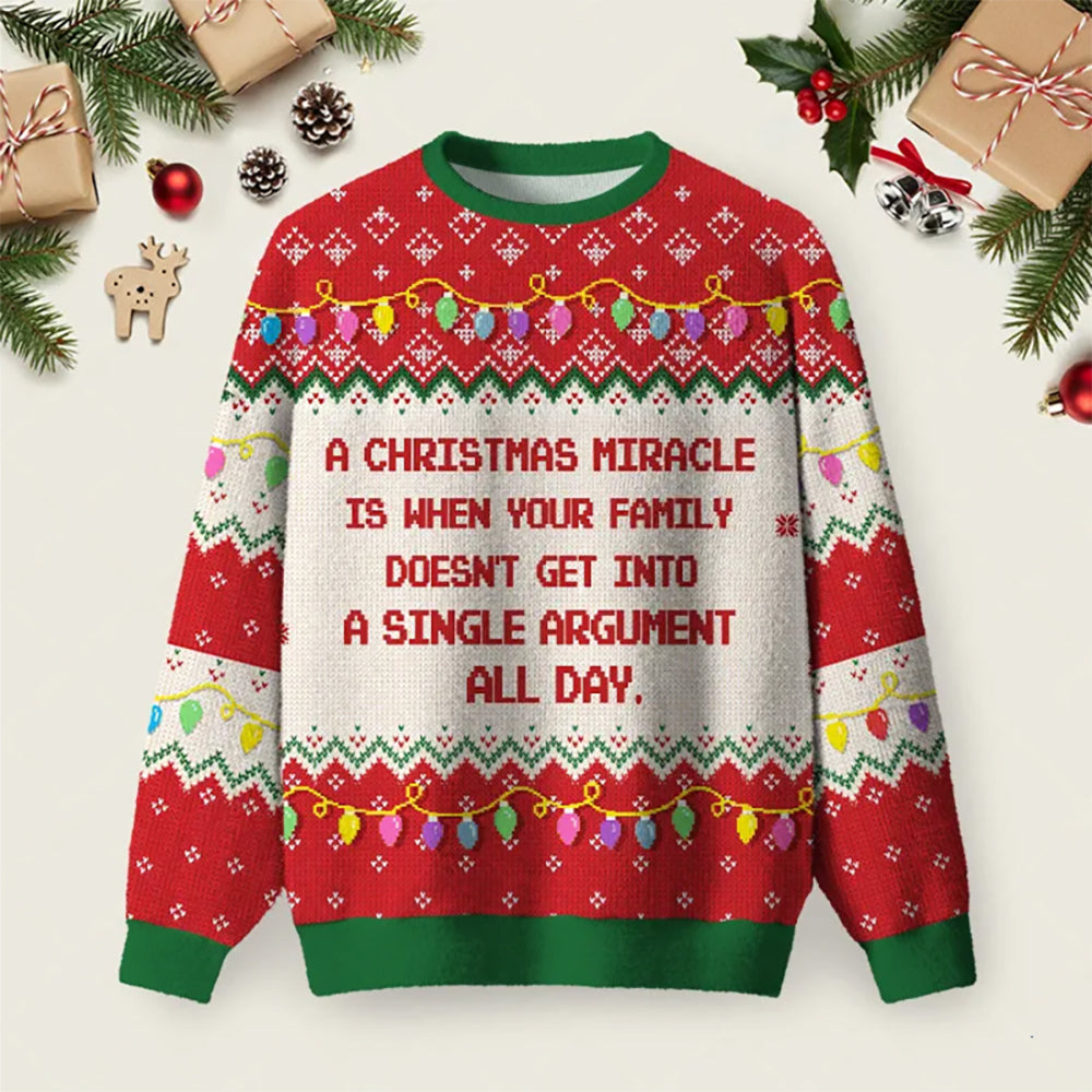 Christmas Miracle Ugly Christmas Sweater Winter Clothing Xmas Apparel Gifts Ideas.png