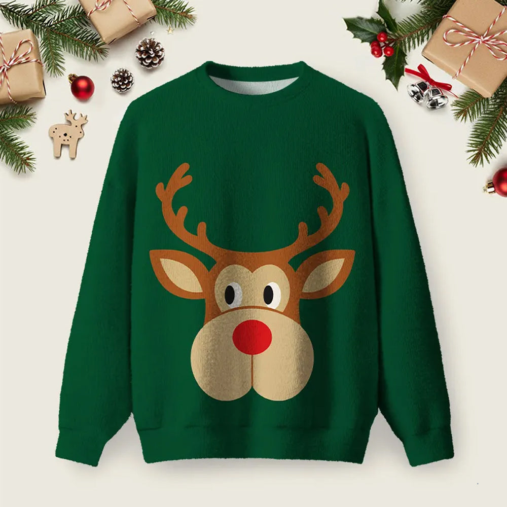 Mark Darcy Reindeer Ugly Christmas Sweater Festive Clothing Christmas Outfits Ideas.png
