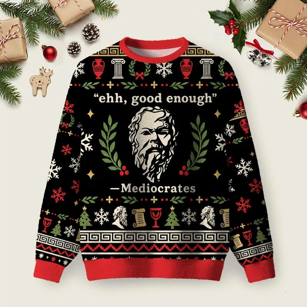 Good Enough Ugly Christmas Sweater Winter Clothes Xmas Outfits Ideas Christmas Gifts.png