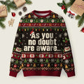No Doubt Aware Ugly Christmas Sweater Warm Clothes For Winter Christmas Clothes.png