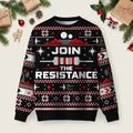 Join The Resistance Ugly Christmas Sweater Winter Apparel Xmas Clothing Ideas Gifts.png