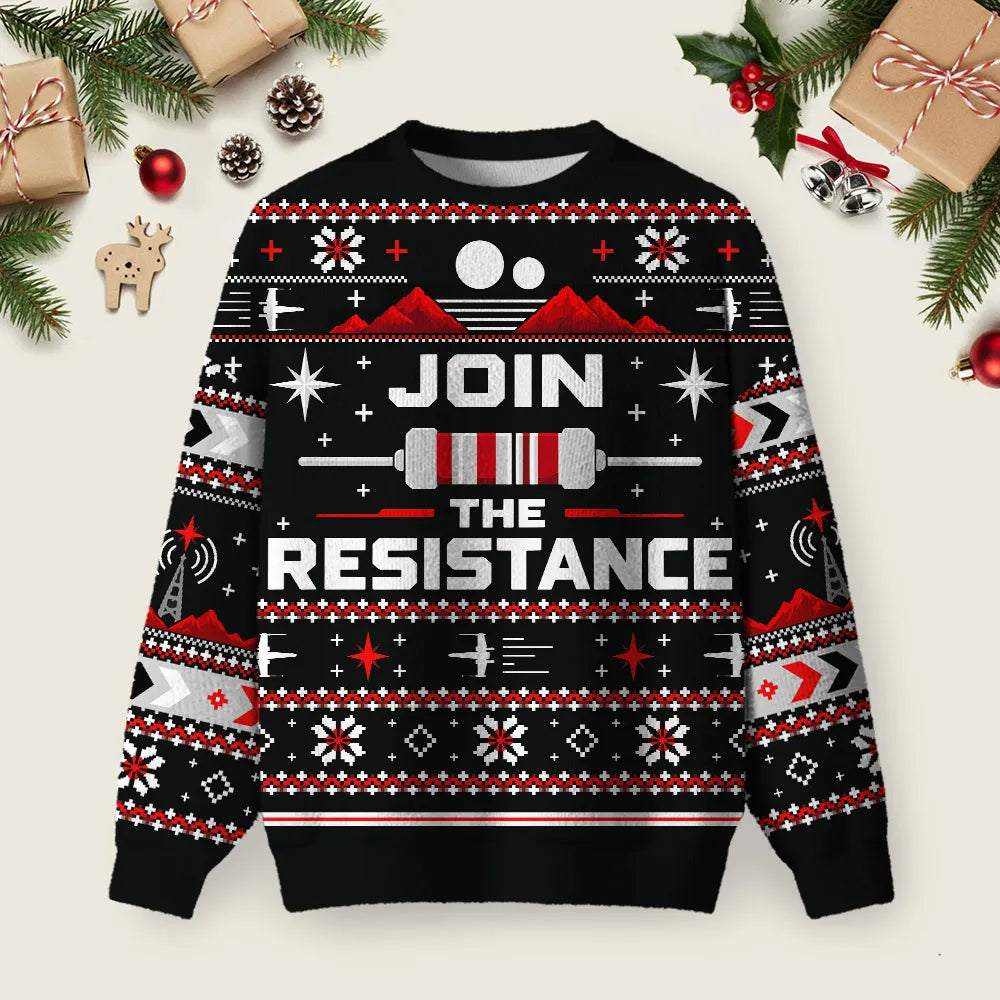 Join The Resistance Ugly Christmas Sweater Winter Apparel Xmas Clothing Ideas Gifts.png