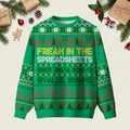 Freak In The Spreadsheets Ugly Christmas Sweater Funny Worldplace Xmas Clothes Gifts