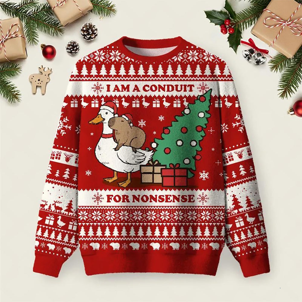 For Nonsense Ugly Christmas Sweater Unique Christmas Pullover Xmas Apparel Gifts.jpeg