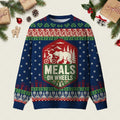 Meals On Wheels Ugly Christmas Sweater Festive Clothing Christmas Attire Xmas Gifts