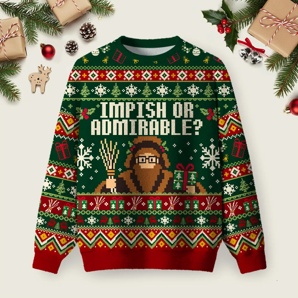 Impish Or Admirable Funny Wizard Ugly Christmas Sweater Winter Clothing Ideas Xmas Presents Idea.png
