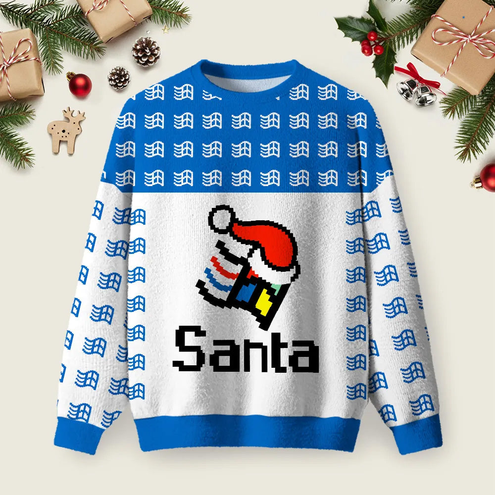 Micro Santa Ugly Christmas Sweater Clothes To Get For Christmas Xmas Apparel Gifts