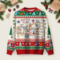Home Defense Battle Plan Blueprint Ugly Christmas Sweater Xmas Party Clothes Christmas Gifts.png