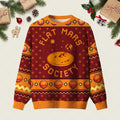 Flat Mars Society Ugly Christmas Sweater Casual Christmas Outfits Xmas Apparel Gifts
