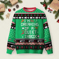 I_m Dreaming Of A Quiet Inbox Ugly Christmas Sweater Winter Clothing Ideas Xmas Outfits.jpeg