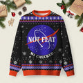 Not Flat Ugly Christmas Sweater Family Christmas Sweaters Xmas Apparel Presents Ideas.jpeg