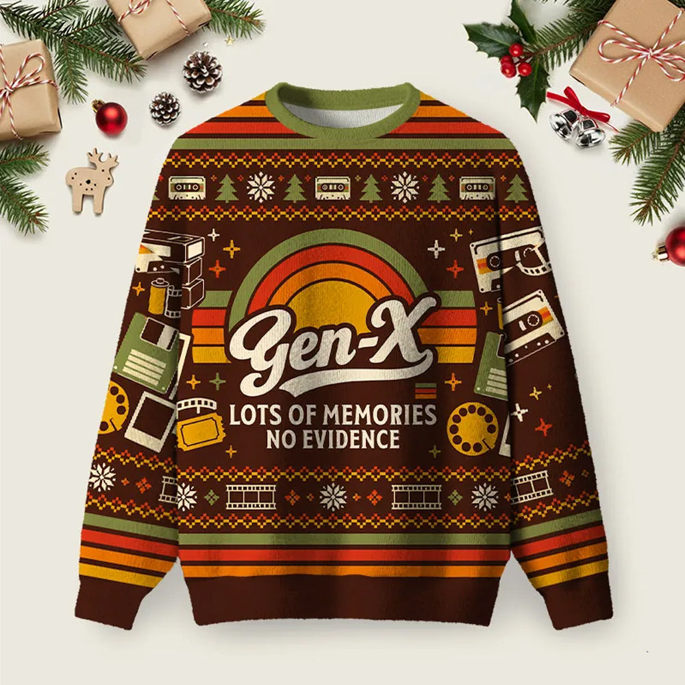 No Evidence Ugly Christmas Sweater Christmas Day Outfit Xmas Clothing Ideas Gifts.png
