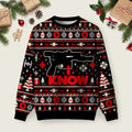 I Know Ugly Christmas Sweater Winter Clothing Xmas Apparel Christmas Outfits Ideas.png
