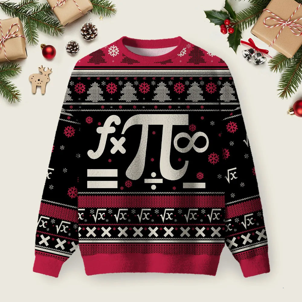 Math Christmas Black Ugly Christmas Sweater Xmas Party Outfits Christmas Clothing Gifts.png