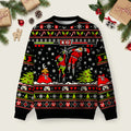 Pixel Santa Battle Arcade Ugly Christmas Sweater Winter Clothing Xmas Attire Gifts.png