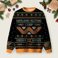 Happy Alien Xmas Black Ugly Christmas Sweater Warm Clothes Christmas Apparel Gifts.png