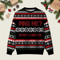I_m Not A Server Ugly Christmas Sweater Casual Christmas Party Outfits Xmas Clothing Ideas