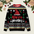We�re Pivoting Ugly Christmas Sweater Winter Apparel Christmas Clothing Ideas Gifts.jpeg