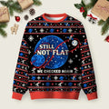 Still Not Flat Ugly Christmas Sweater Cool Festivus Sweater Xmas Apparel Christmas Gifts.png