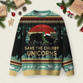 Save The Chubby Unicorns Ugly Christmas Sweater Winter Apparel Christmas Attire Gifts.jpeg