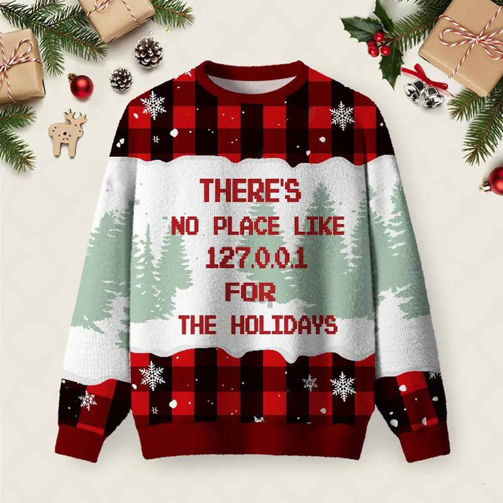 There_s No Place Ugly Christmas Sweater Warm Clothes For Winter Christmas Apparel Gifts.jpeg
