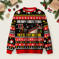 Prank House Intruder Ugly Christmas Sweater Casual Christmas Outfits Winter Apparel.png
