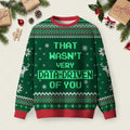 That Wasn_t Very Data Driven Of You Green Ugly Christmas Sweater Funny Holiday Sweaters Gifts.jpeg