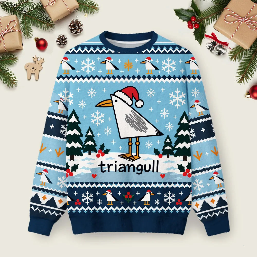 Triangull Ugly Christmas Sweater Festive Clothing Xmas Outfits Ideas Christmas Presents.png