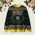 Santa Is Watching You Ugly Christmas Sweater Festive Clothing Christmas Pullover Gifts