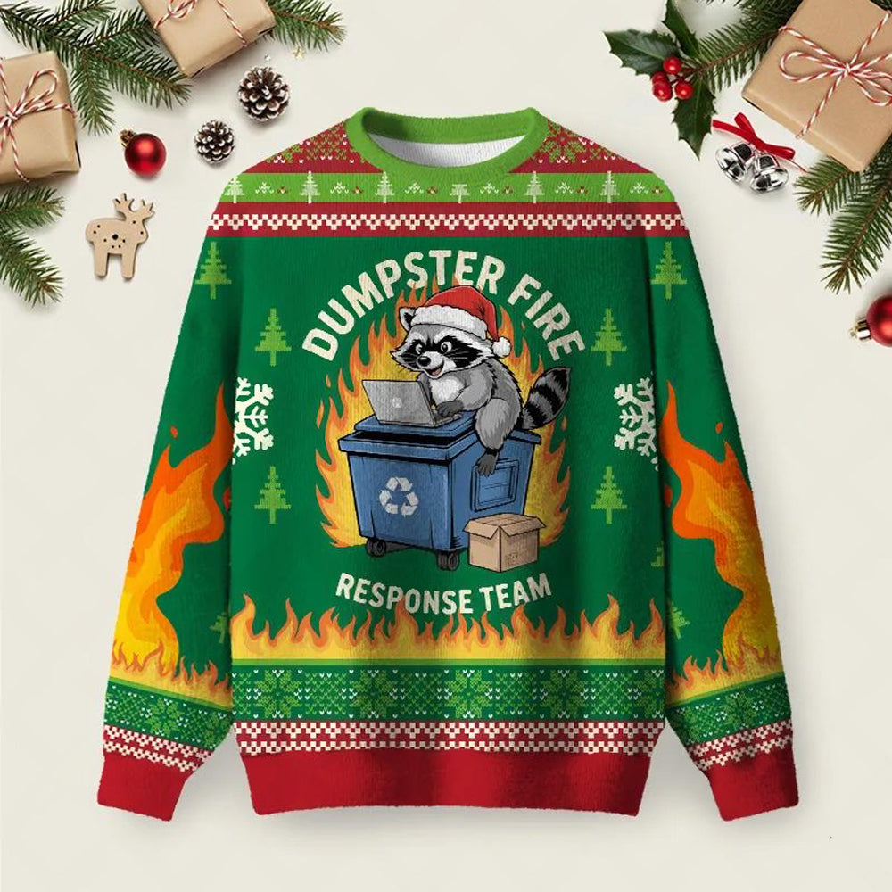 Raccoon Trash Panda Ugly Christmas Sweater Winter Apparel Xmas Sweater Christmas Gifts.jpeg