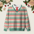Question Mark Fake Collar Tie Ugly Christmas Sweater Festive Outfits Ideas Xmas Gifts.png