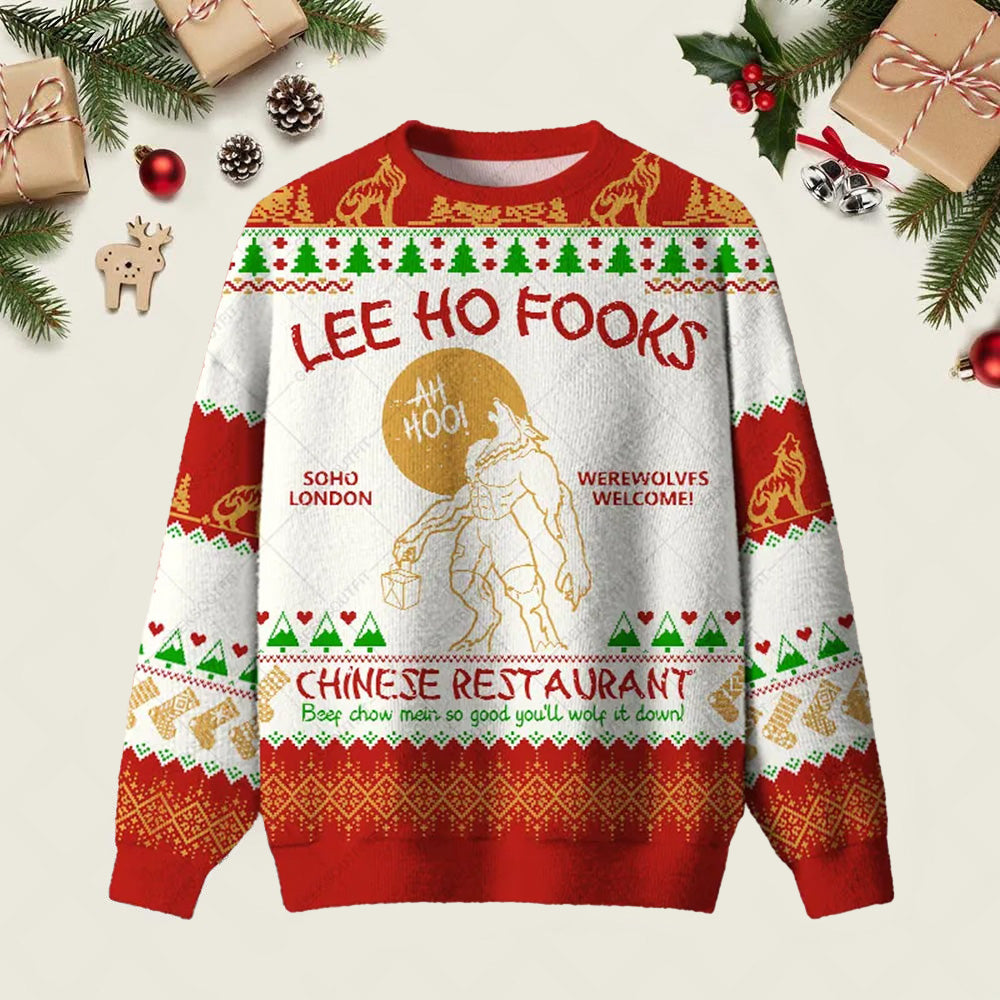LEE HO FOOKS Ugly Christmas Sweater Winter Clothes Christmas Apparel Xmas Gifts