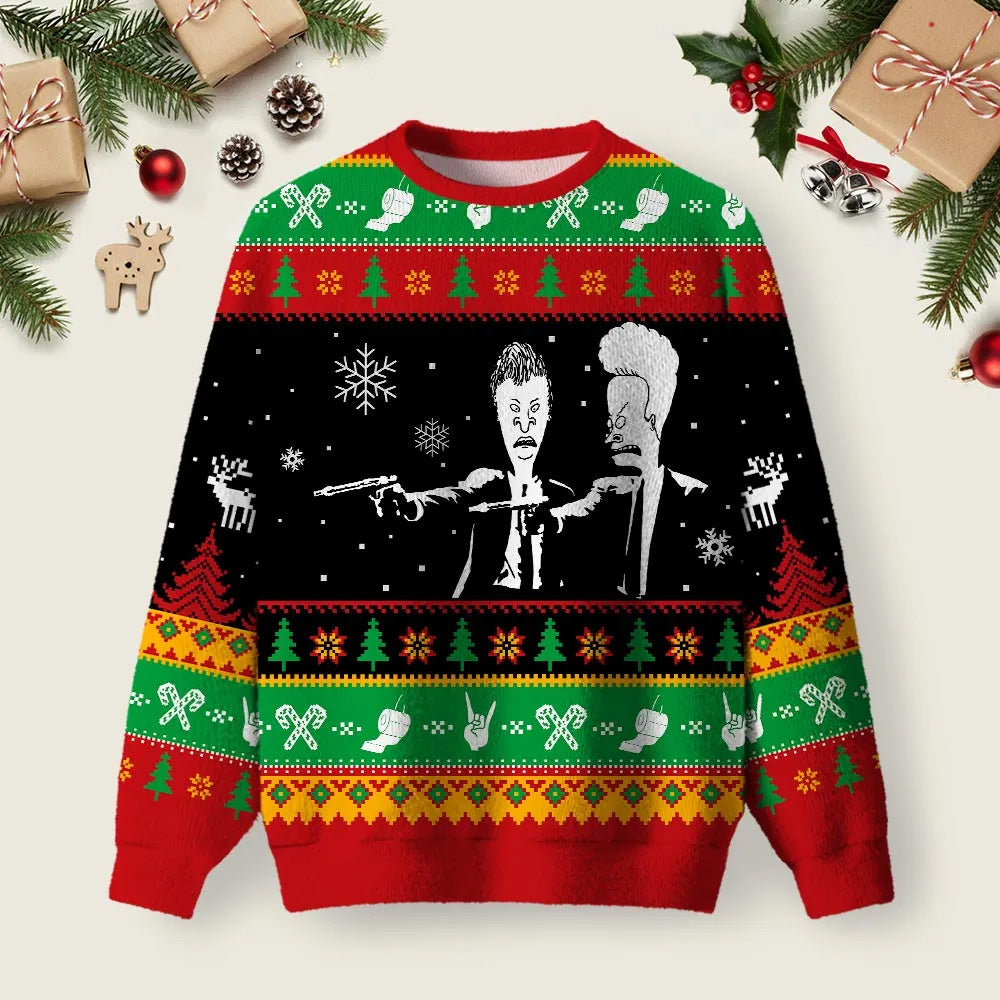 BNB Nerd Ugly Christmas Sweater Funny Xmas Jumper Christmas Gifts For Boyfriend