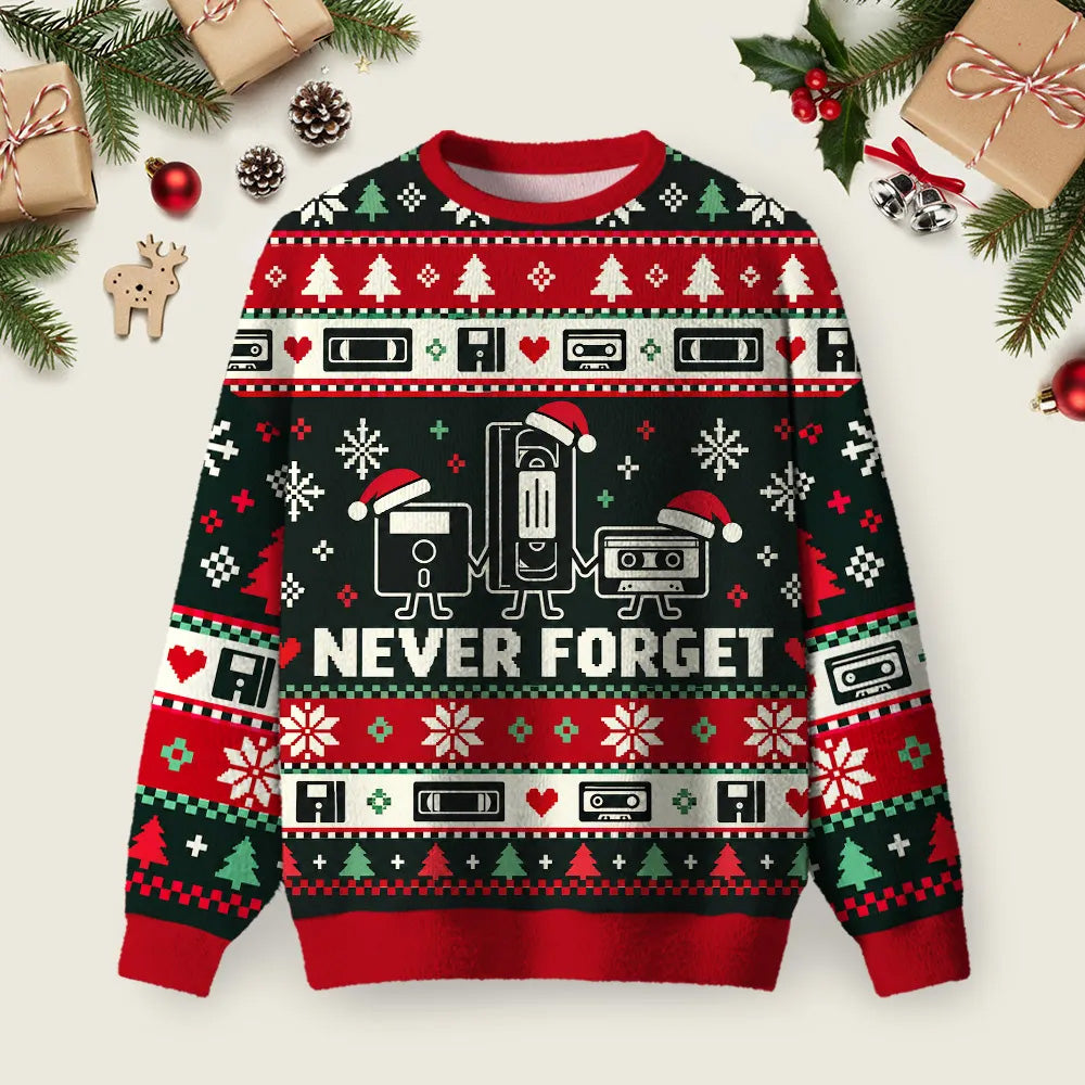 Never Forget Ugly Christmas Sweater Christmas Vacation Apparel Xmas Attire Gifts Ideas