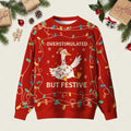 Overstimulated But Festive Ugly Christmas Sweater Christmas Attire Xmas Party Outfits