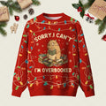 Capybara Sorry I Cant Im Overbooked Ugly Christmas Sweater Clothes For Christmas Winter Apparel