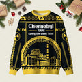 Chernobyl 1986 Safety Operation Team Ugly Christmas Sweater Dark Humor Christmas Sweaters