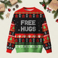Free Hugs Ugly Christmas Sweater Christmas Day Outfit Xmas Gifts For Nana
