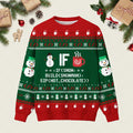 IF Code Ugly Christmas Sweater Winter Clothing Xmas Apparel Christmas Gifts Ideas