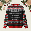 How Much Do You Know Already Ugly Christmas Sweater Xmas Clothing Christmas Attire