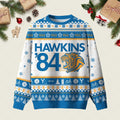 Hawkins 84 Ugly Christmas Sweater Christmas Vacation Apparel Xmas Clothes Gifts Ideas