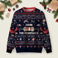 Resistance Ugly Christmas Sweater Casual Christmas Party Outfits Xmas Apparel Gifts