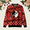 Cats Humour Ying Yang Ugly Christmas Sweater Cute Christmas Outfits Cat Lovers Gifts